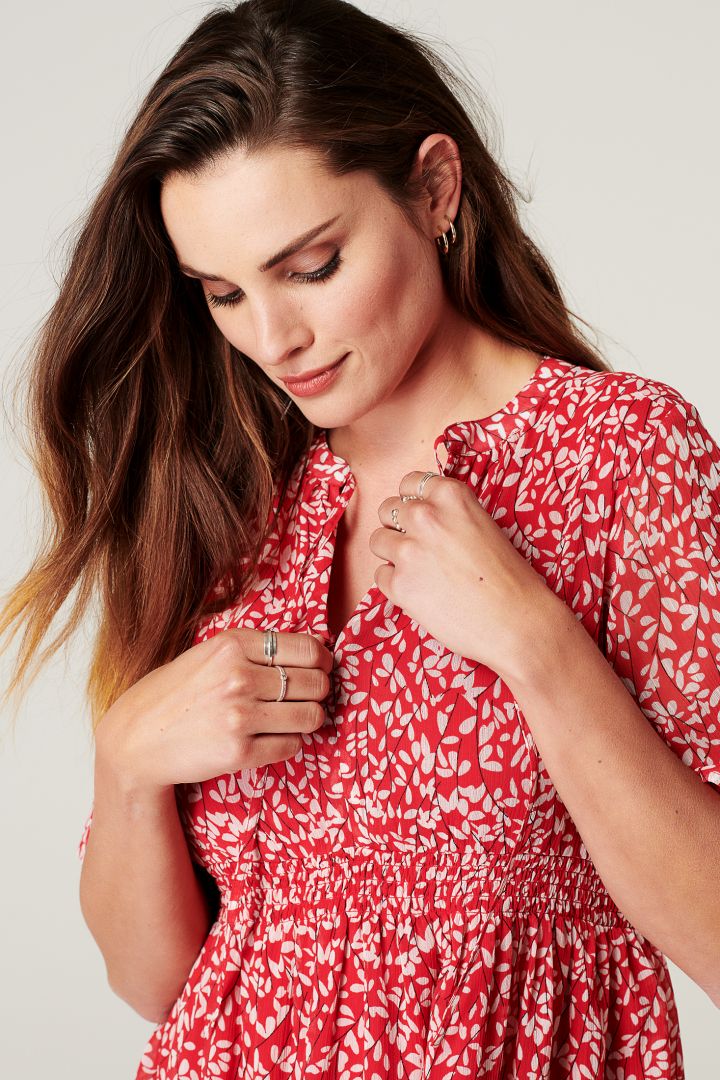 Eco Umstands- und Stillkleid aus Chiffon