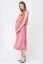 Preview: Double-Layered Maternity and Nursing Dress with Spaghetti Straps, pink