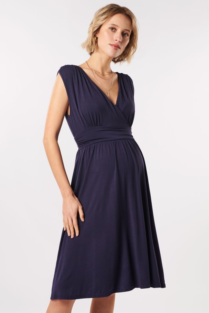 Umstands- und Stillkleid navy