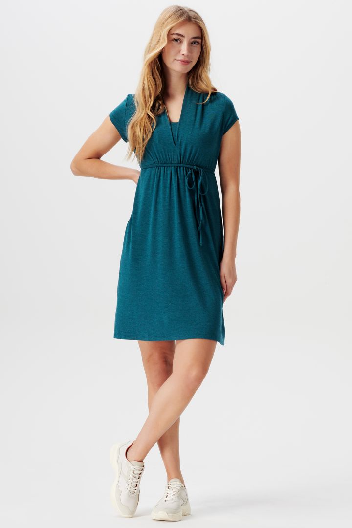 Ecovero Umstands- und Stillkleid grün