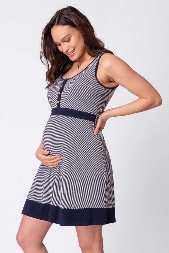Maternity and Nursing Strap Dress