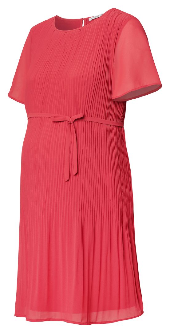 Eco Maternity Dress with Pleats