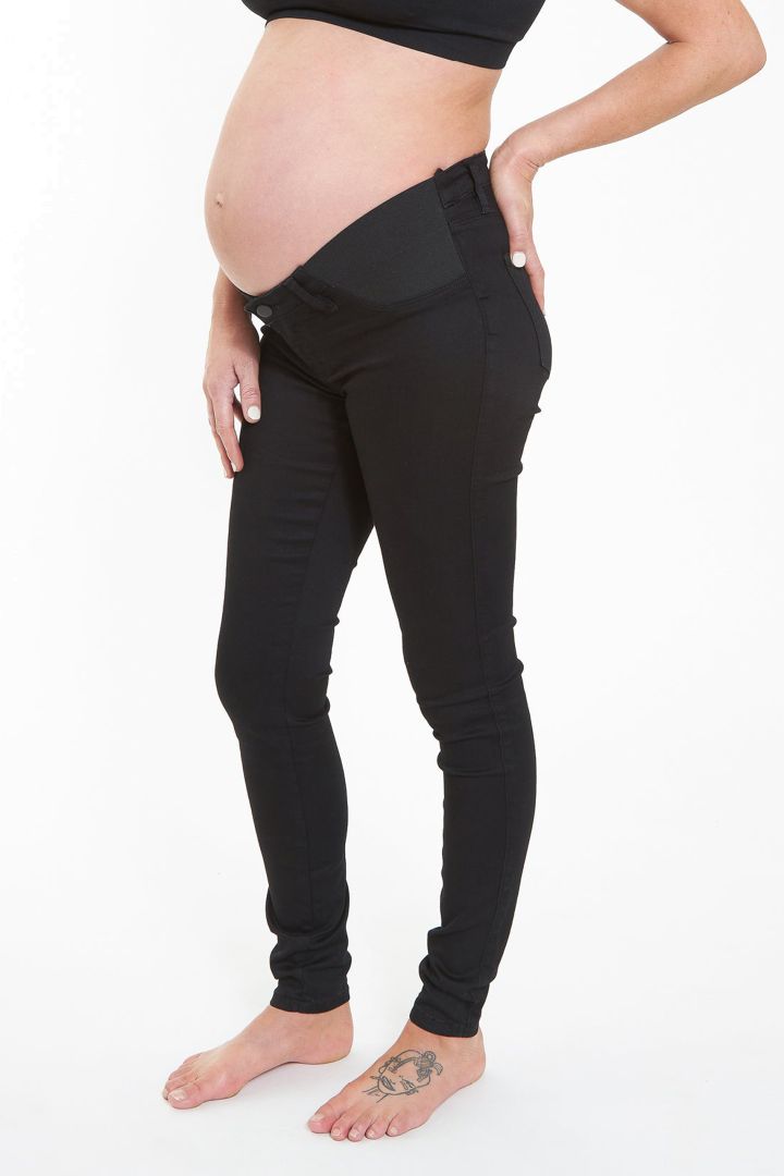 Skinny Umstandsjeggings schwarz
