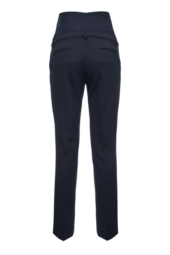 Straight Leg Business Maternity Pants navy