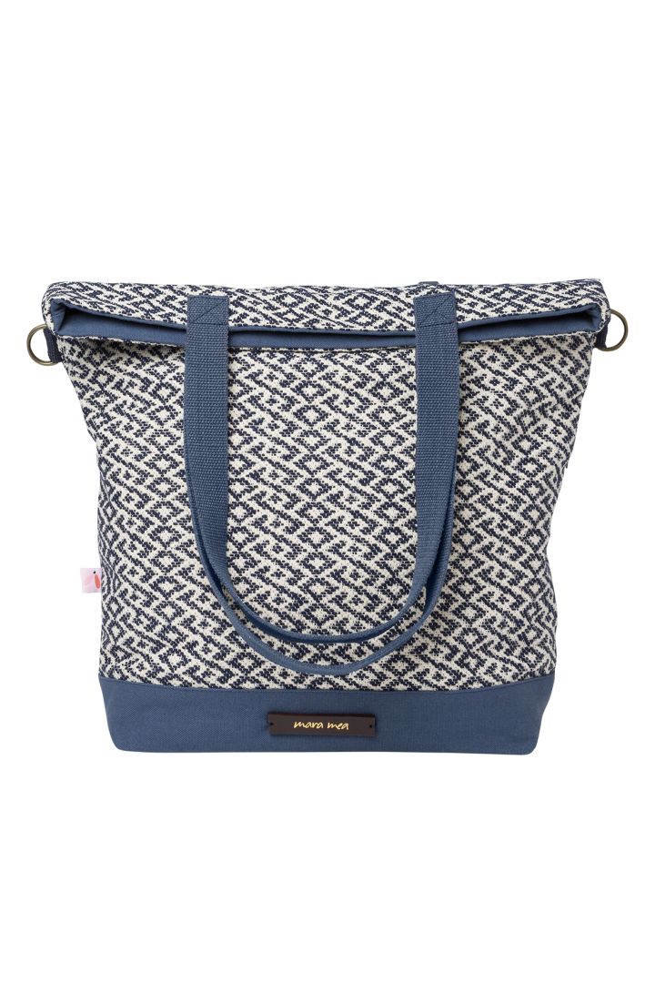 2 in 1 Wickeltasche und Rucksack noisy sea