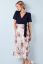 Vorschau: Midi Umstands- und Stillkleid in Wickeloptik mit Flower Print