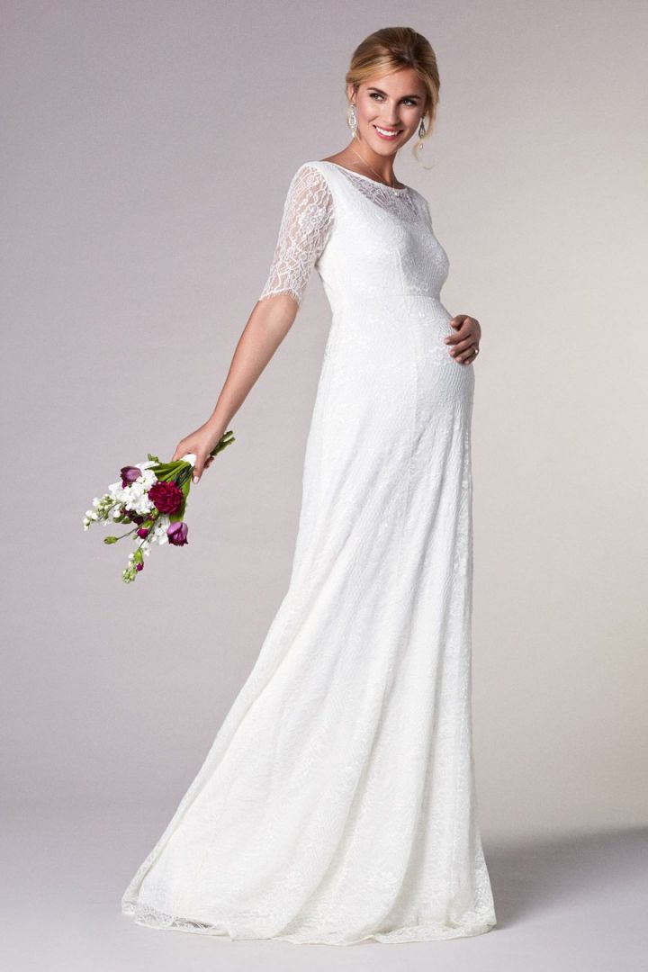 Braut Umstandskleid lang