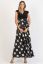 Vorschau: Eco Polka Dot Umstands- und Stillkleid mit Satinrock