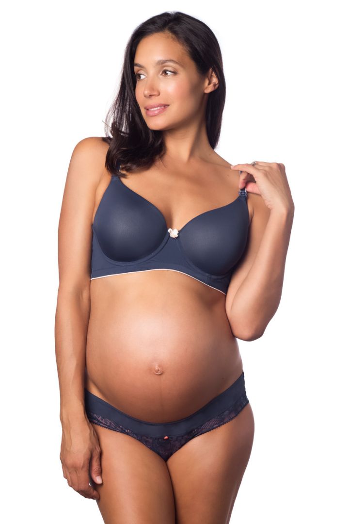 Forever Yours nursing bra navy