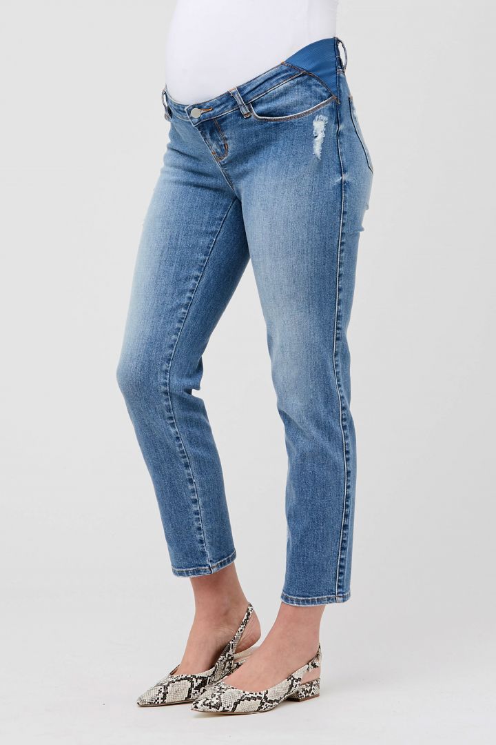 Distressed Umstandsjeans denim
