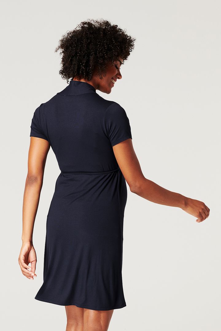 Umstands- und Stillkleid mit Bindegürtel