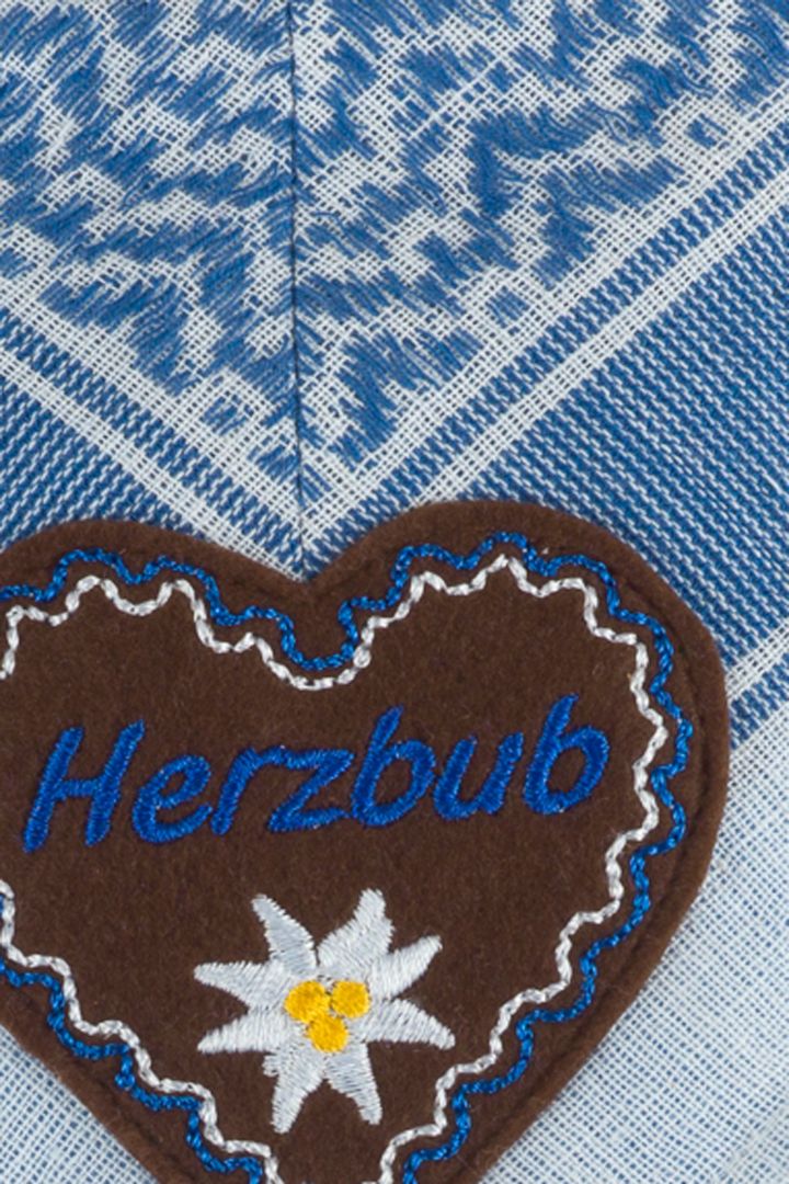 Traditional Jack of Hearts baby's neckerchief