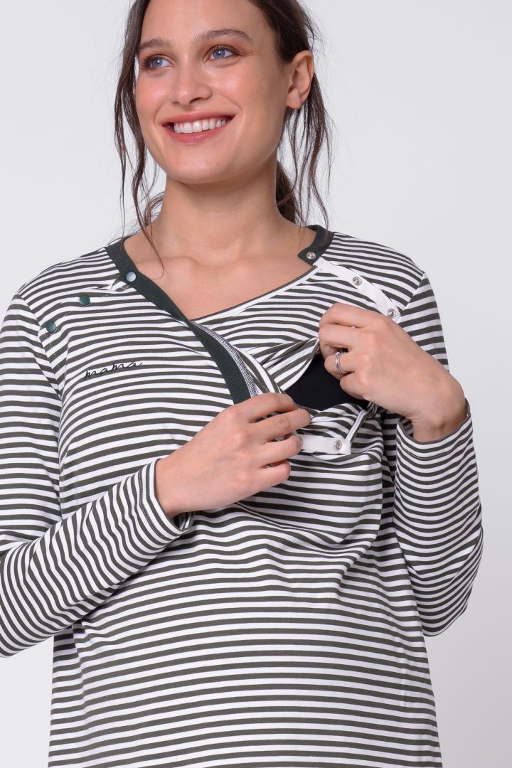 Umstands- und Stillshirt mit Mama Logo