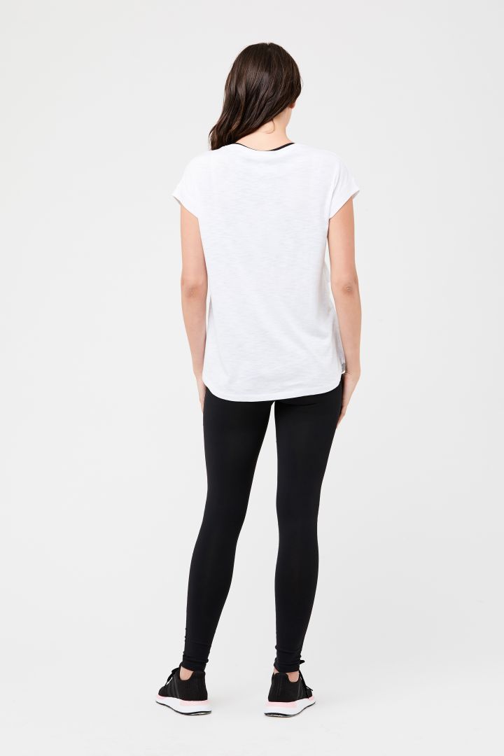 Umstands- und Stillshirt Relax Fit weiß