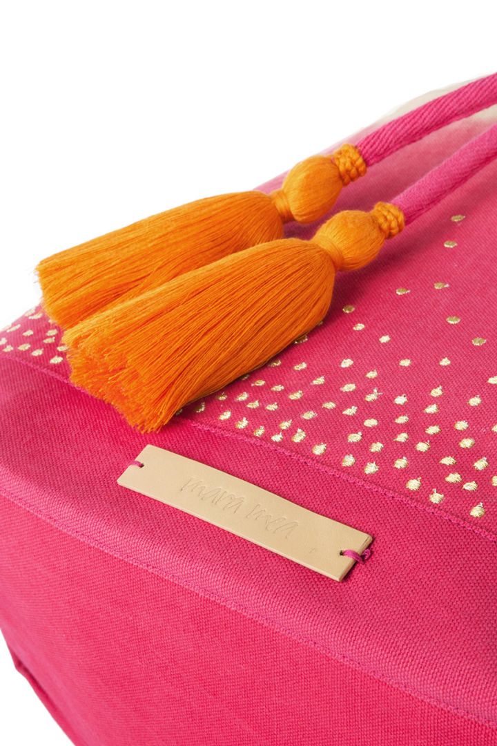 Wickelrucksack pink dip dye