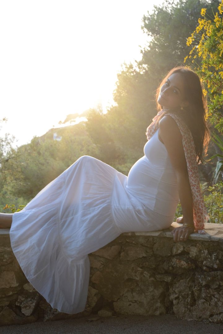 2 in 1 Maxi Umstandsrock und -kleid