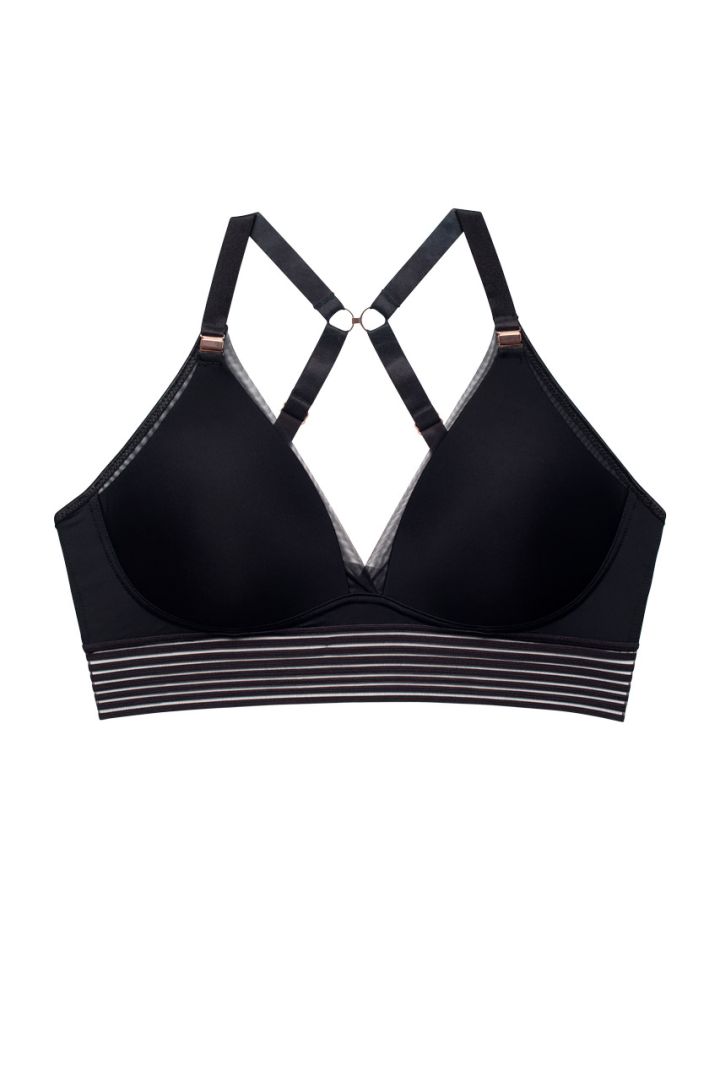 Triangle Maternity and Nursing Bra, black