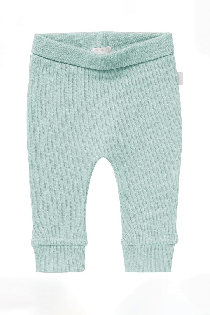 Rib Knit Baby Trousers sage
