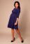 Preview: Maternity dress with submarine neckline navy