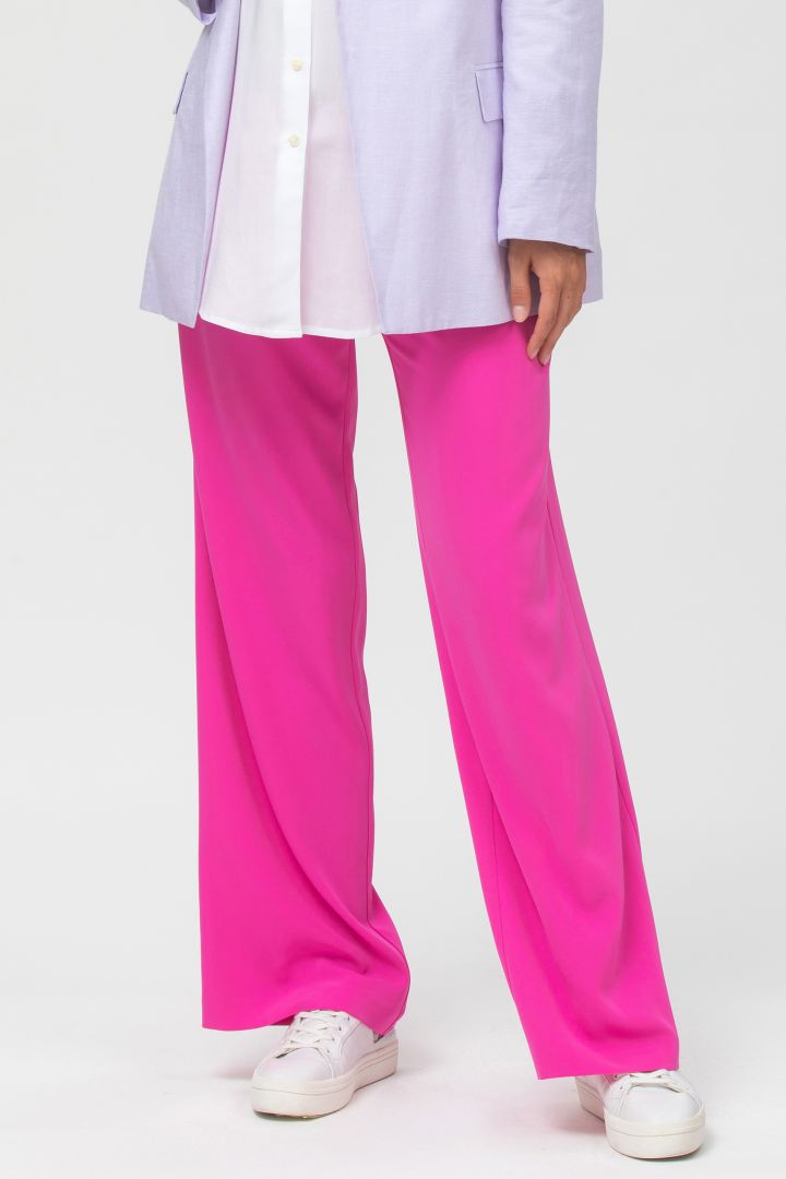 Wide Leg Umstandshose pink