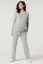 Preview: Ecovero Lounge Maternity Trousers Wide Leg grey