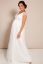 Preview: Maternity and Nursing Wedding Gown with Speckled Tull White