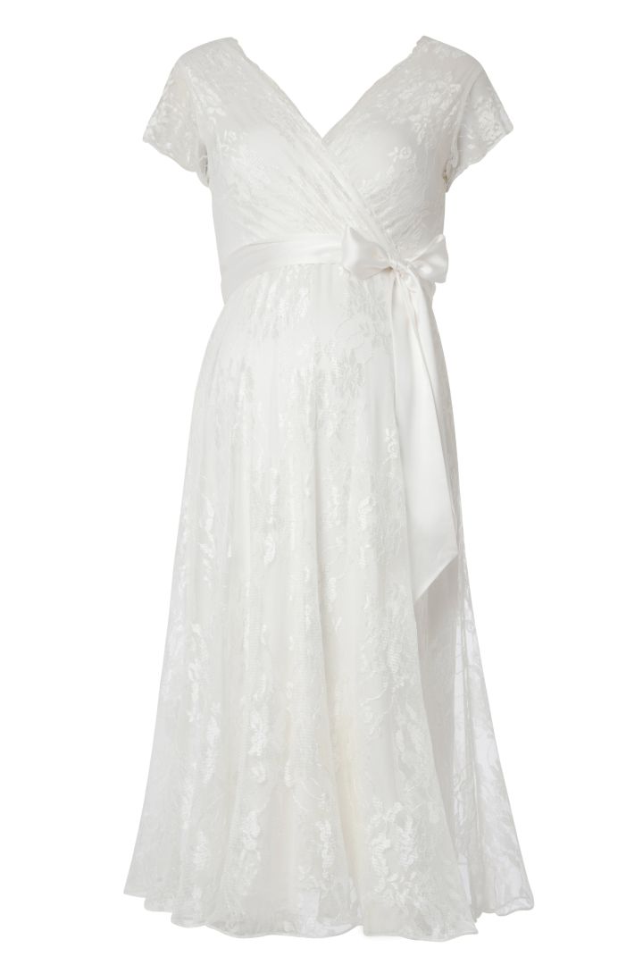 Umstandsbrautkleid Spitze