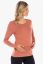 Preview: Ecovero Double Layer Maternity- and Nursing Shirt terracotta