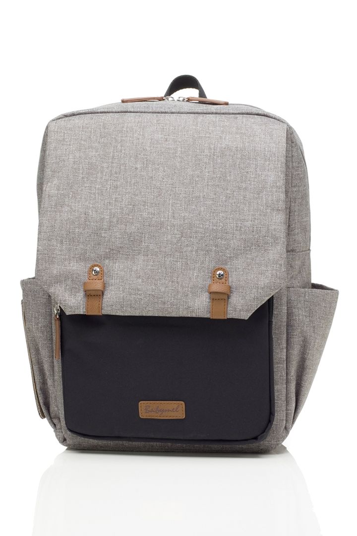 Wickelrucksack mit Laptop-Fach grau