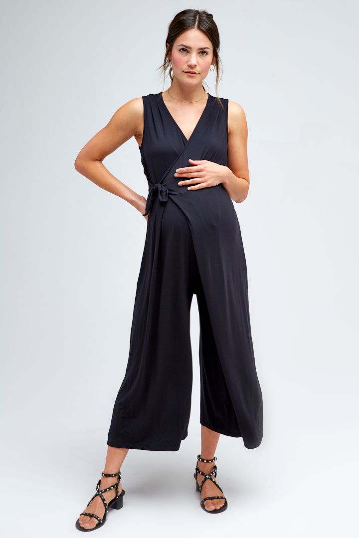 Umstands- und Still-Jumpsuit aus Bambus-Viskose
