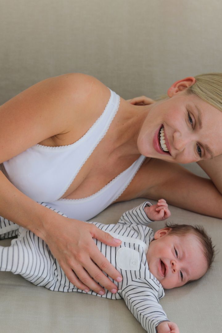 2er Set Schlaf-Still BHs mit Spitze schwarz und weiß