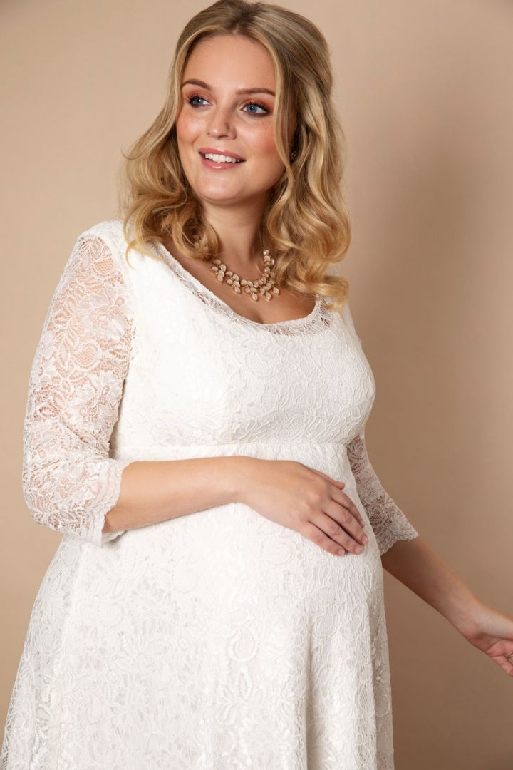 Plus Size Umstandsbrautkleid