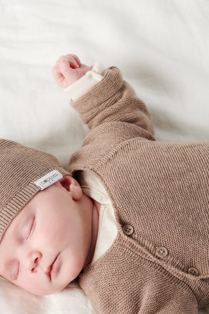 Organic Baby Wickel-Pullover rosa