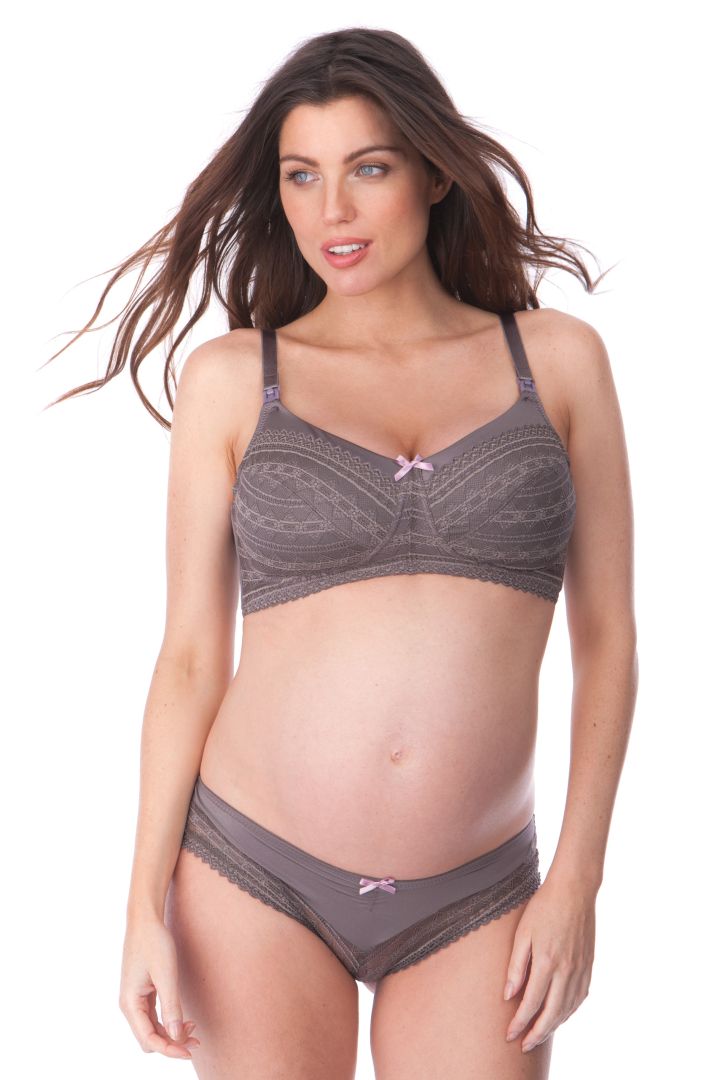 Bügel Still BH mit Spitzenbesatz