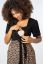 Vorschau: Umstands- und Stillkleid in Wickeloptik Leo Print