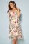 Preview: Blushing Blooms Print Mid-Length Maternity Dress