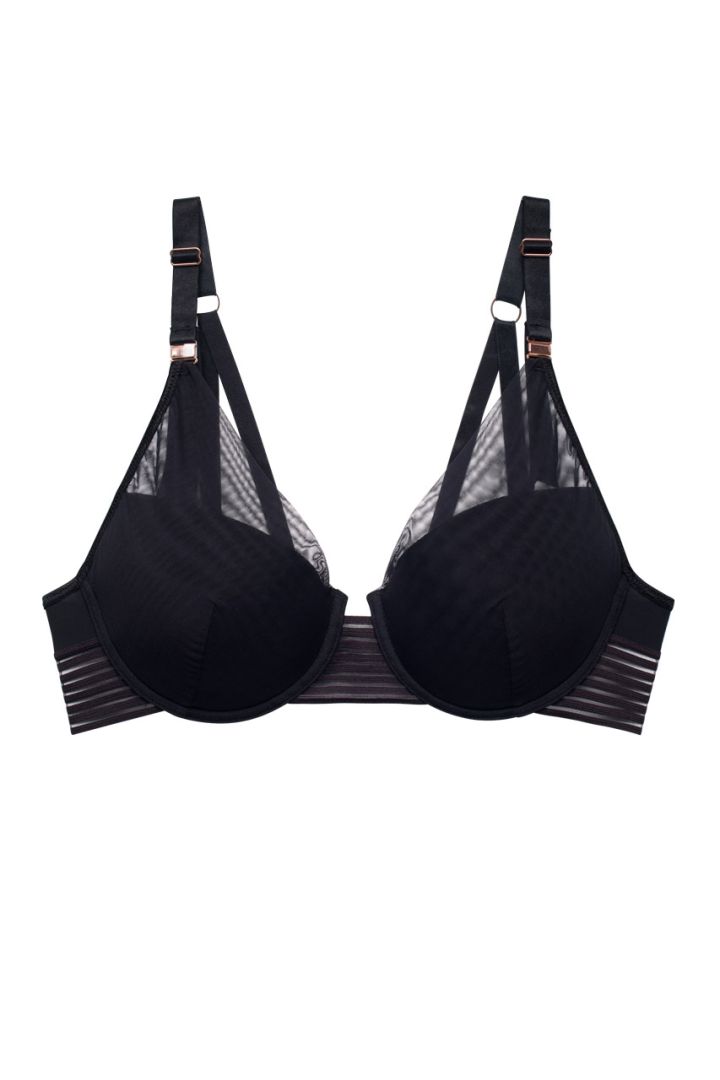 Plunge Schwangerschafts- und Still BH schwarz