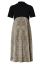 Vorschau: Umstandskleid mit Rippstricktop und Animal Print Rock