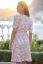 Vorschau: Umstands- und Stillkleid mit Blumenprint rosa