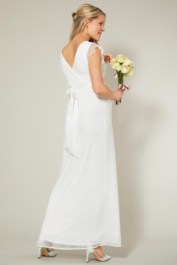 Shift Umstandsbrautkleid lang