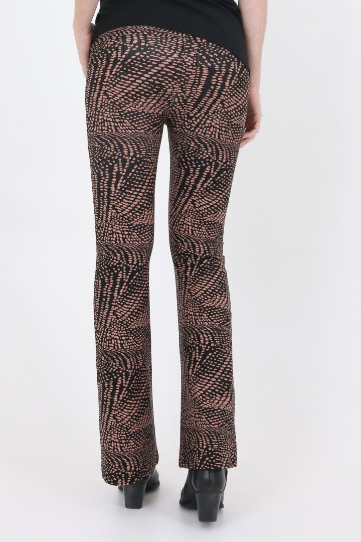 Flared Umstandshose mit Alloverprint
