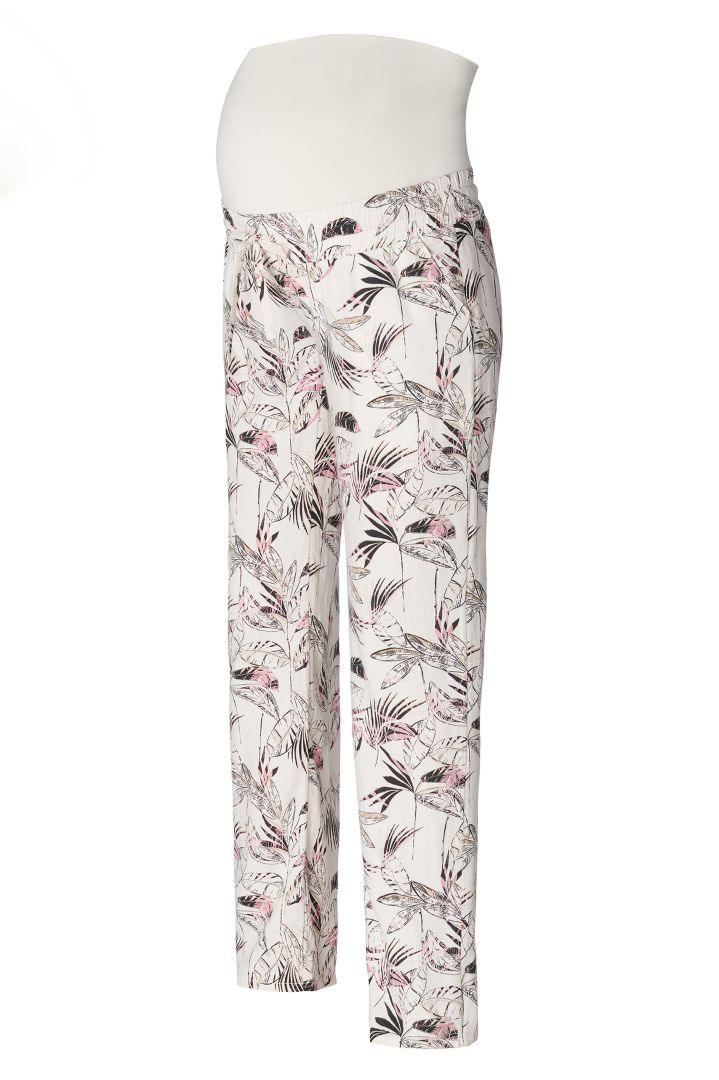 Umstandshose mit Allover Print