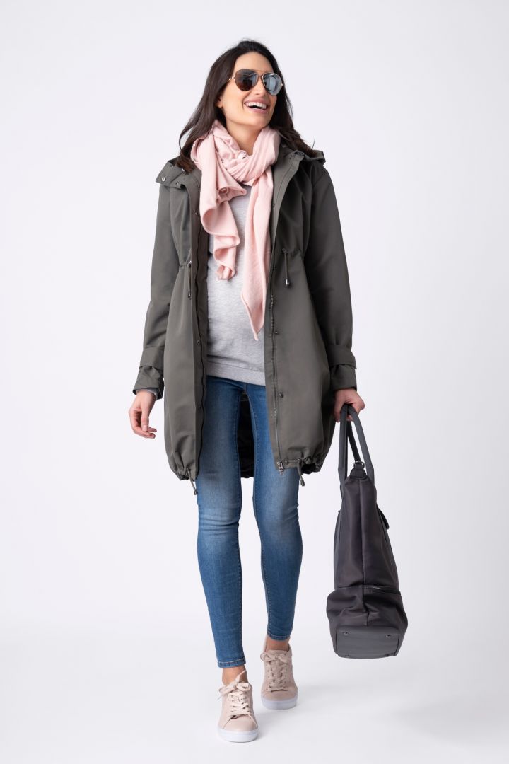 Lightweight Umstandsparka und Tragejacke