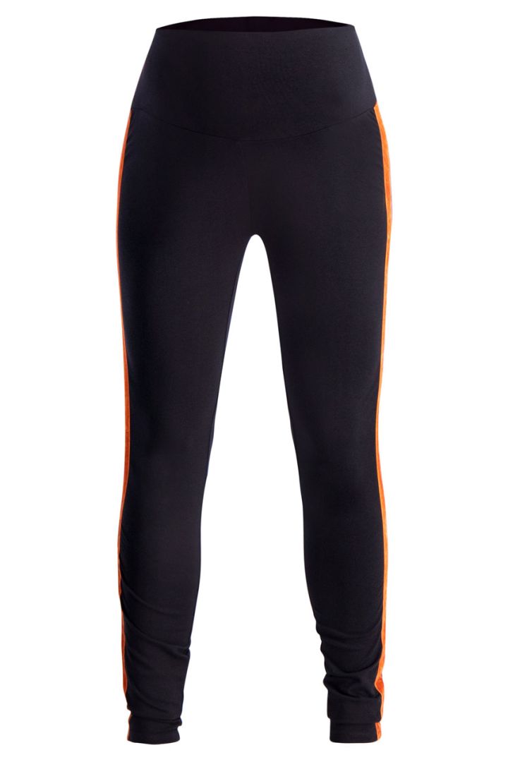 Meternity Trousers with Velvet Stripes