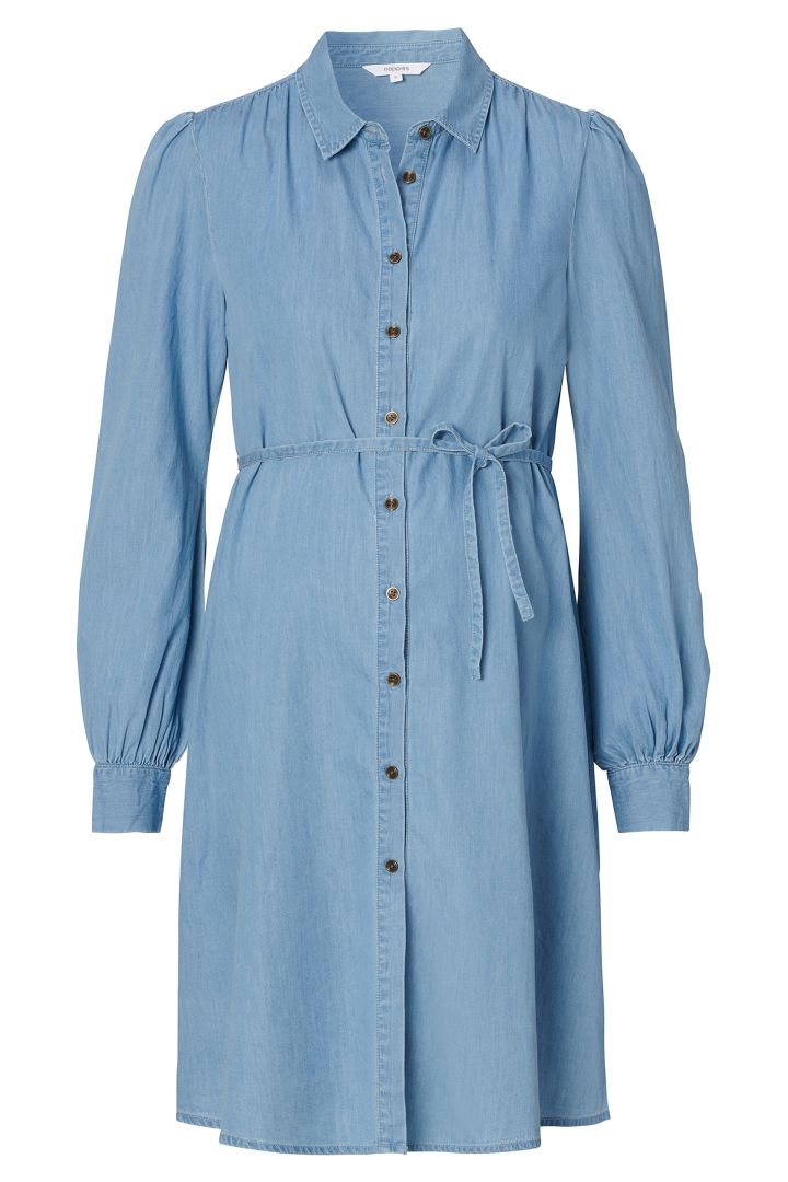 Organic Umstands- und Stillkleid in Denim Optik