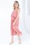 Preview: Double-Layered Maternity and Nursing Dress with Spaghetti Straps, pink