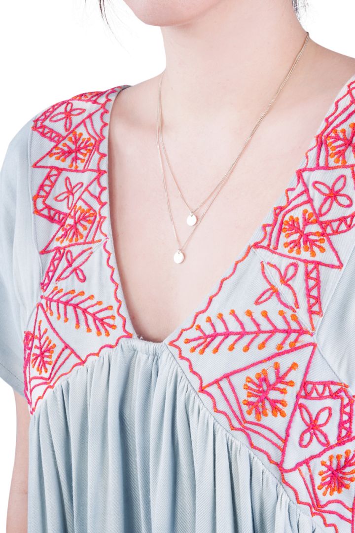 Maternity and nursing tunic dress Batik Style