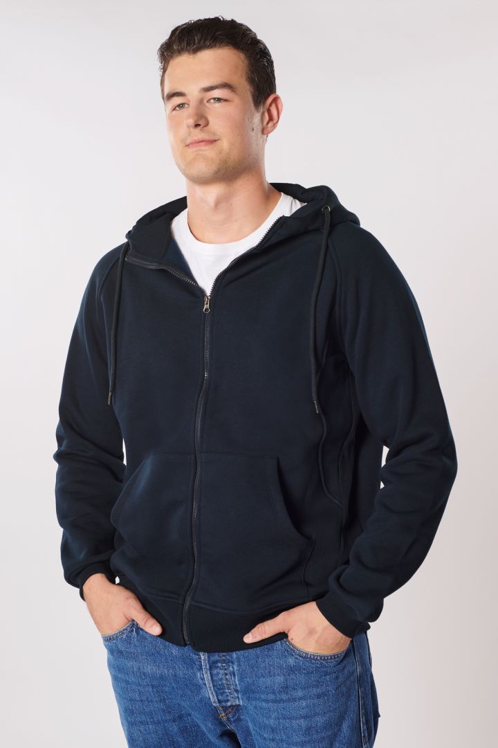 Papa Hoodie-und Tragejacke navy