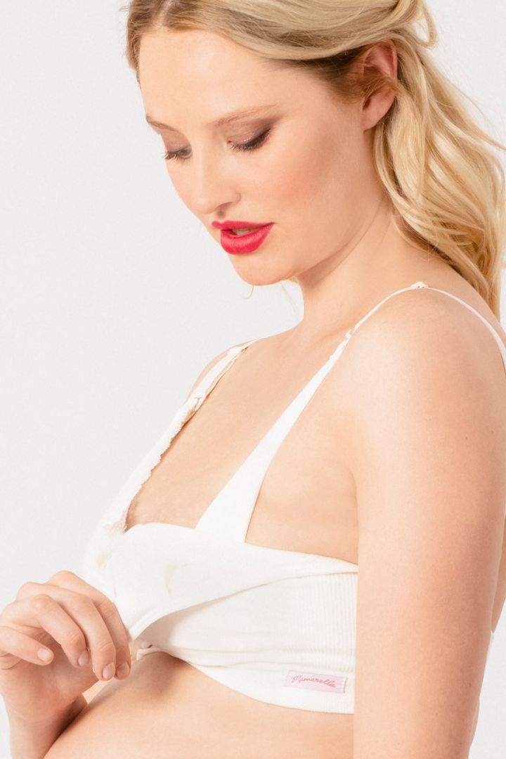 Organic Schwangerschafts- und Still BH Seamless off-white