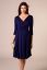 Preview: Festive Maternity Dress navy